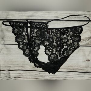 Panty panties one size lace bows One Size Black Body Rage Curve